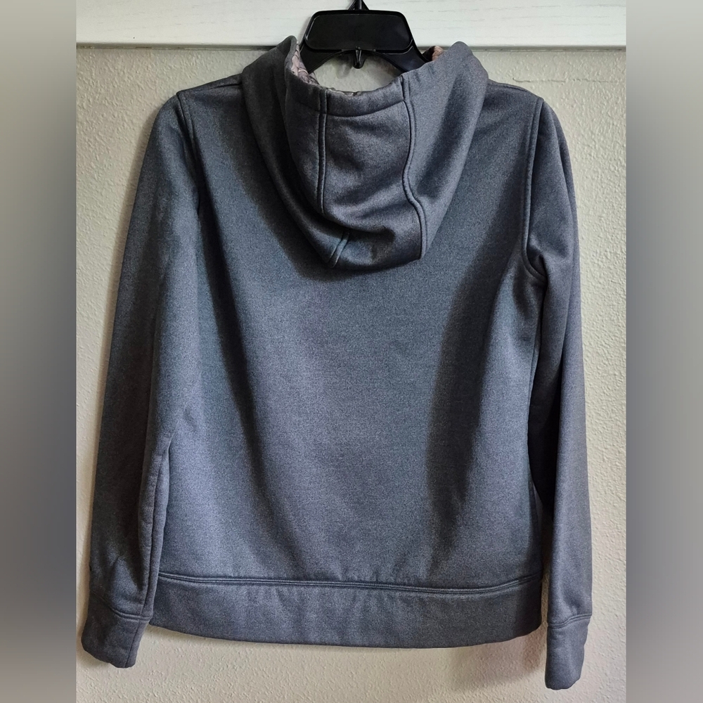 Under Armour Women's Small Gray & Pink Hunting Hoodie EUC - Picture 4 of 4